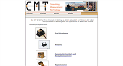 Desktop Screenshot of cmt-gmbh.de